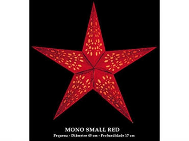 Candeeiro Estrela Starlightz Mono Small Red